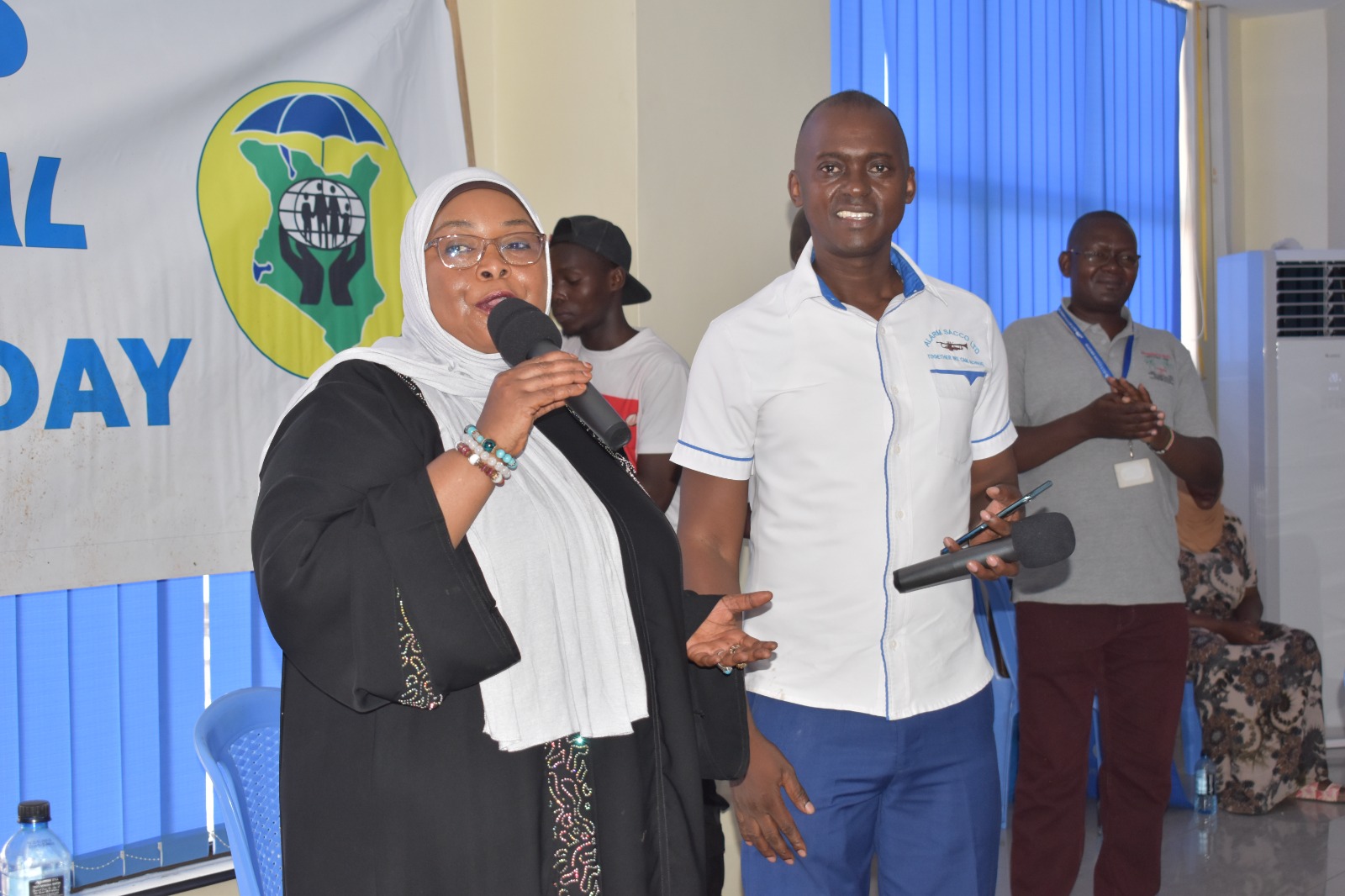 Audience members at the certificate ceremony